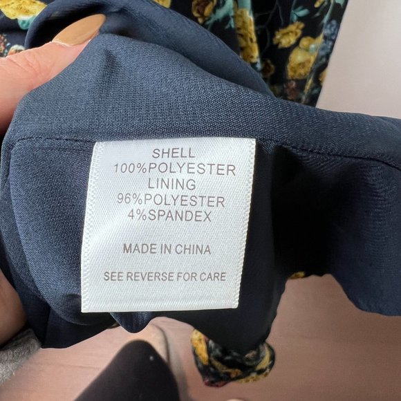 Lucy Paris Asymmetrical Floral Midi Dress - Picture 6 of 7